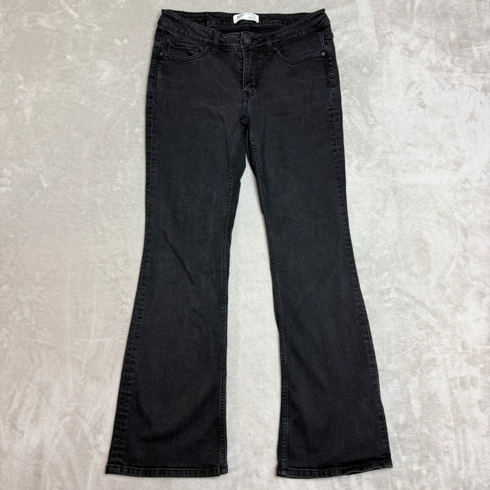 BKE Payton Bootcut Jeans Women 28x31.5 (Fit 32x30) Black Mid-Rise Universal Fit